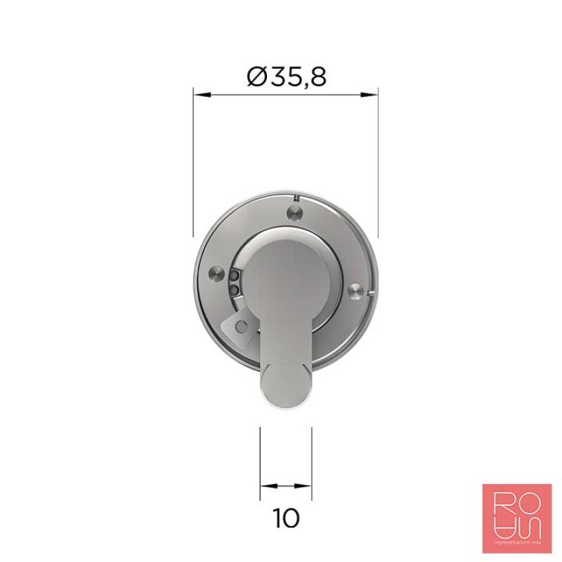 BE62 Mig Bombí (electrònica al un sol costat) apertura amb targeta i clau